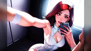 PMV - Redhead Nurse Pt.2 - AI Beauties Compilation #2