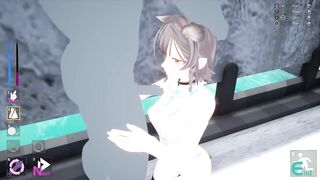 Sakura Segment [v1.0] girl with cat ears and black stockings meeting on the bridge