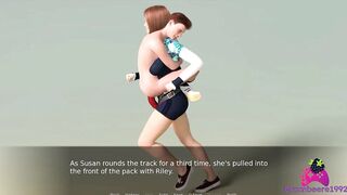 Slave U E30 - I get Fucked while a Tomboy Girl uses her Strapon to hold me while Running