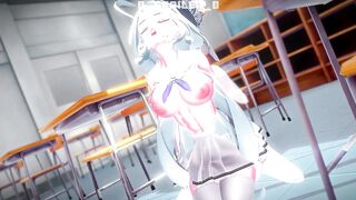 Genshin Impact - Focalors in school uniform