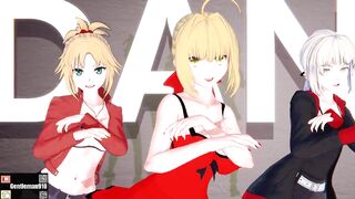 【KKS／MMD】【I'm ill】 モードレッド ネロ・クラウディウス セイバーオルタ【Fate/Grand Order】