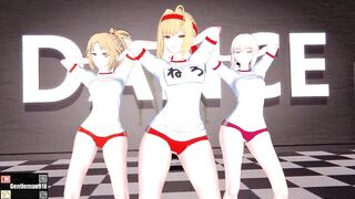 【KKS／MMD】【I'm ill】 モードレッド ネロ・クラウディウス セイバーオルタ【Fate/Grand Order】