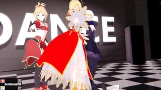 【KKS／MMD】【I'm ill】 モードレッド ネロ・クラウディウス セイバーオルタ【Fate/Grand Order】