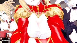 【KKS／MMD】【I'm ill】 モードレッド ネロ・クラウディウス セイバーオルタ【Fate/Grand Order】