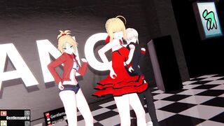 【KKS／MMD】【I'm ill】 モードレッド ネロ・クラウディウス セイバーオルタ【Fate/Grand Order】