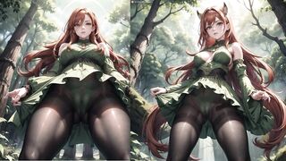 Redhead in Forest | Hentai Porn Compilation