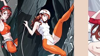 A very hot redhead climber | Emma | September's Collection