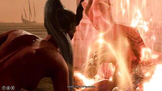 Karlach's updated romantic ending (but also they are nude)