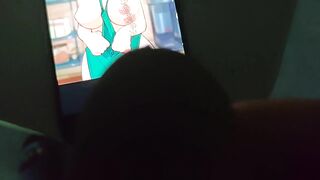 Jizz Tribute - Milk to Uraraka Ochaco from Hero Academia