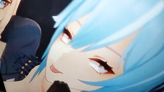 Genshin Impact Futa Jean and Eula