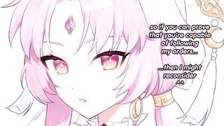 August patreon exclusive JOI Preview - Fu Xuan foresaw your destiny as her footslave (femdom, feet)