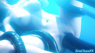 Tifa underwater tentacle hentai!