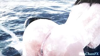 Tifa underwater tentacle hentai!