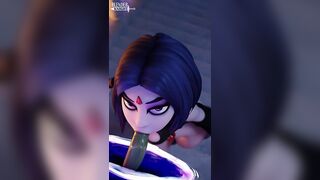 Raven BJ tease