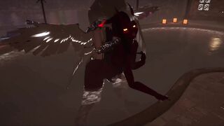 [VRChat] Taking Devil doggy style in the pool - Pool fun Part 2