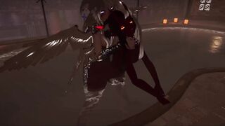 [VRChat] Taking Devil doggy style in the pool - Pool fun Part 2