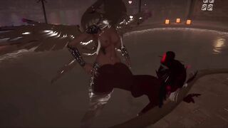 [VRChat] Taking Devil doggy style in the pool - Pool fun Part 2