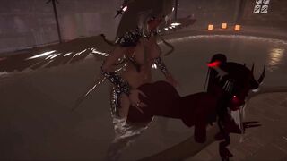 [VRChat] Taking Devil doggy style in the pool - Pool fun Part 2