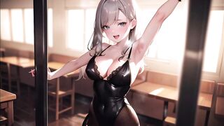 These hot girls cannot help but feel horny at the office! (with pussy masturbation ASMR sound!) Uncensored Hentai
