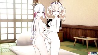 Barbara & Ayaka Genshin Impact (Full 4K Video Available - Link on my Profile)
