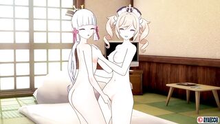Barbara & Ayaka Genshin Impact (Full 4K Video Available - Link on my Profile)