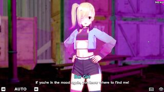 Blonde Girl creampied in the Club bathroom - Special Harem Class