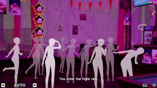 Blonde Girl creampied in the Club bathroom - Special Harem Class