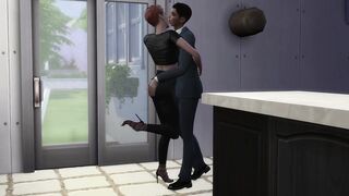 Simporn! Fucked by a Bankman