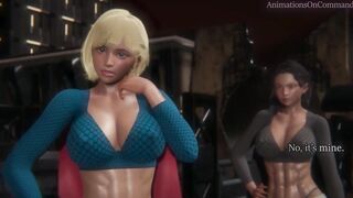 Supergirl Meets Bizarro Supergirl
