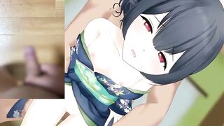 Masturbation with Cute Girl Nakadashi Ejaculation JK Amateur Erotic Sex SEX Erotic Anime Hentai