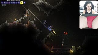TERRARIA NUDE EDITION COCK CAM GAMEPLAY #8