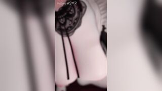 【ASMR】甘やかしメイドの手コキと耳舐め 男の娘Vtuber
