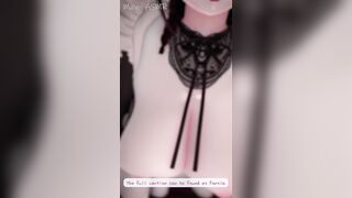 【ASMR】甘やかしメイドの手コキと耳舐め 男の娘Vtuber