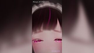 【ASMR】甘やかしメイドの手コキと耳舐め 男の娘Vtuber
