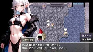 【#03セレスティスの塔の征服(体験版)実況】銀髪巨乳魔法使いにフェラさせて口内射精してしまい(ファンタジーRPG同人エロゲー hentai game)