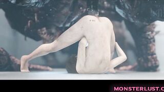 MONSTERS LOVE TO FUCK TIGHT TEEN ASSHOLES - 3D Compilation