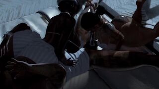 ThreeSome With 2 Sexy Ebony! ~ Second Life