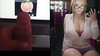 Black big dick fuck sarah hot woman ( reaction for hentai )
