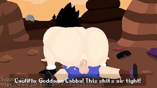 Caulifla & Kale making Cabba a Super Saiyan