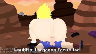 Caulifla & Kale making Cabba a Super Saiyan