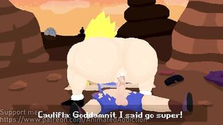 Caulifla & Kale making Cabba a Super Saiyan