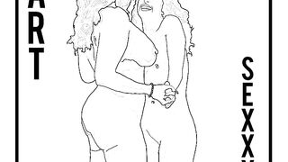 Lesbian 2D Animation Part 1