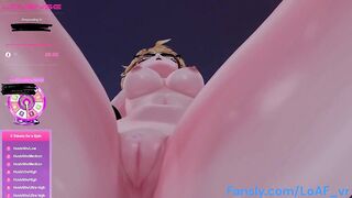 Slut VTuber getting controlled live