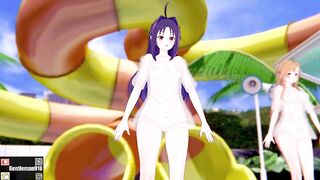 【KKS／MMD】【Chocolate Cream】 結城明日奈(アスナ) 紺野木綿季(ユウキ) 【SAO】