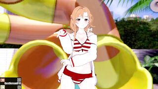 【KKS／MMD】【Chocolate Cream】 結城明日奈(アスナ) 紺野木綿季(ユウキ) 【SAO】