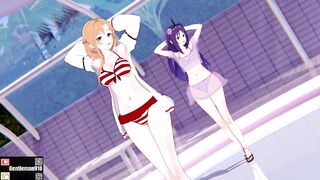 【KKS／MMD】【Chocolate Cream】 結城明日奈(アスナ) 紺野木綿季(ユウキ) 【SAO】