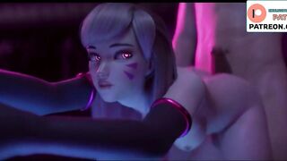 D.Va SFM GETS FUCKED IN NIGHT CLUB (OVERWATCH ANIMATION) | TRY NOT TO CUM