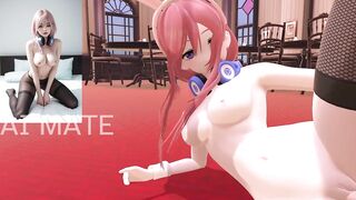 Miku Nakano, 3D, AI pictures.