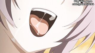Japanese schoolgirl masturbate on public anime game SFM