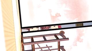 Futanari Demon Slayer Nezuko fucked by Futanari girl 60 FPS High Quality 3D Animated 4K Sound